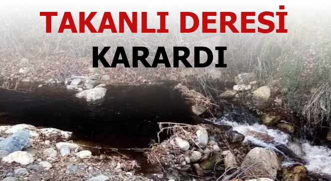 Mersin Mezitli Takanlı Deresi Karardı