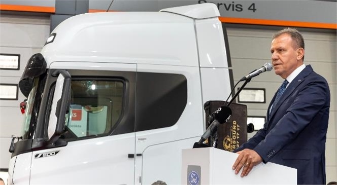 Başkan Seçer, Ford Trucks Bayi Açılışı’na Katıldı; “100 Nakliyeci Esnafına Hizmet Edecek Bir Nakliyeciler Sitesi İnşa Ettik”