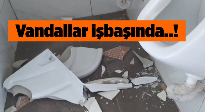 Mersin Atatürk Gençlik Parkı'nda, Tuvaletler Yine Kimliği Belirsiz Kişi Ya Da Kişilerce Tahrip Edildi
