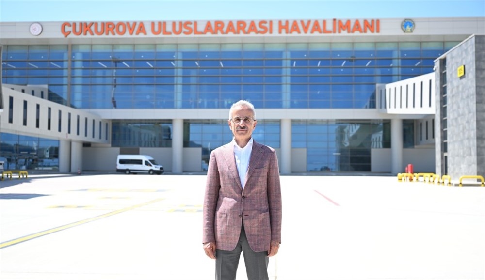 Bakan Uraloğlu ''Ülkemizin 58. Havalimanı Olarak Adını Tarihe Yazdıran Çukurova Uluslararası Havalimanı’nı 10 Ağustos’ta Hizmete Açacağız''