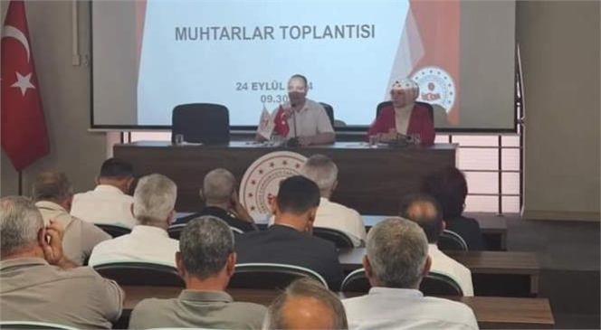 TARSUS'TA MUHTARLAR TOPLANTISI