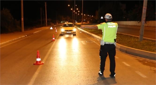 Mersin'de Alkol Denetiminden Kaçan Sürücüler Drone’dan Kaçamadı