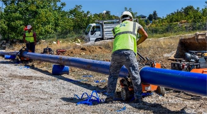 MESKİ, ERDEMLİ’DE İÇME SUYU İYİLEŞTİRME ÇALIŞMALARINA DEVAM EDİYOR