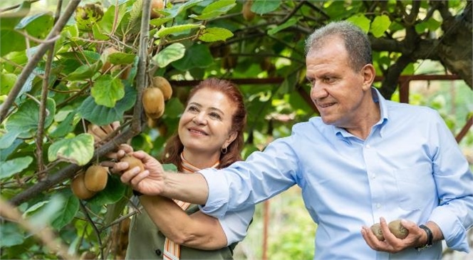 BAŞKAN SEÇER VE MERAL SEÇER ‘KİVİ ŞENLİĞİ’NE KATILDI