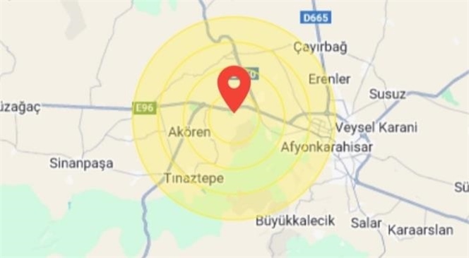 AFYONKARAHİSAR'DA 4,4 DEPREM MEYDANA GELDİ