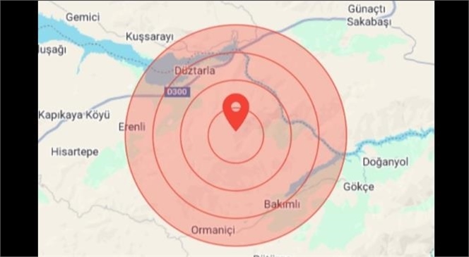 MALATYA'DA 5,9'LUK DEPREM