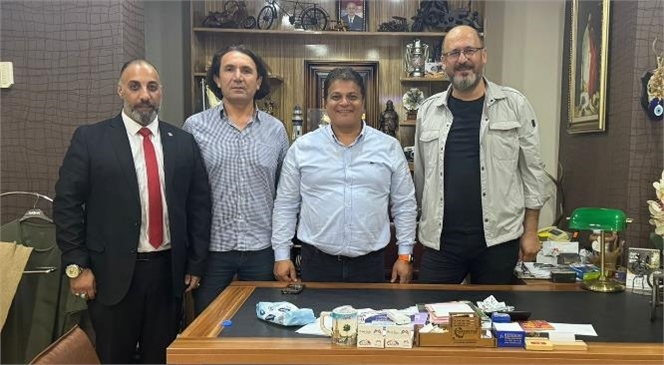 Mersin Cemiyet Başkanı Kaya'dan, Tarsus Cemiyet Başkanı Geçim'e ziyaret