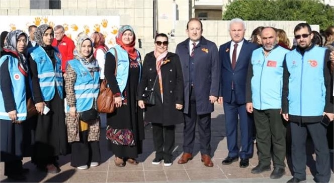 Müftü Yığman "25 Kasım Kadına Yönelik Şiddetle Uluslararası Mücadele Günü” Yürüyüşüne katıldı