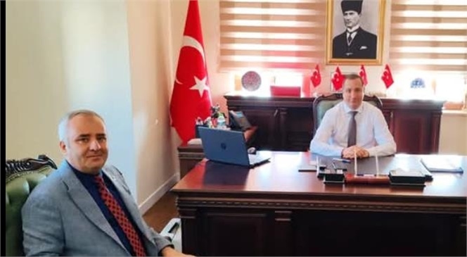 YENİ ATANAN İŞKUR MÜDÜRÜ DAL, KAYMAKAM AKYÜZ'Ü ZİYARET ETTİ