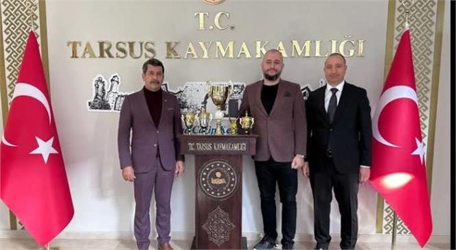 KAYMAKAM AKYÜZ, MİLLİ KUAFÖR UĞURELLİ'YI KABUL ETTİ