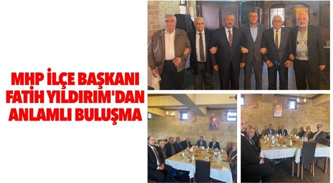 MHP Tarsus İlçe Başkanı Fatih Yıldırım’dan Anlamlı Buluşma