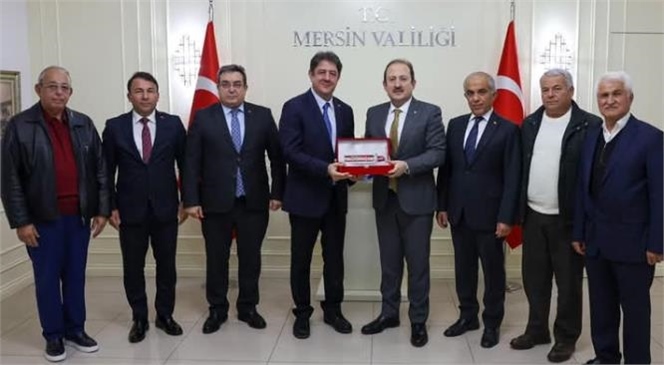 Vali Pehlivan'a "Partner Şehir" Teşekkür Plaketi