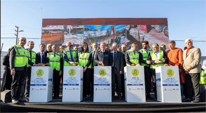 MERSİN BÜYÜKŞEHİR’İN ‘AKDENİZ İLÇESİ ANADOLU (HOMURLU), KAZANLI, TOROSLAR MAHALLELERİ KANALİZASYON PROJESİ TEMEL ATMA TÖRENİ’ GERÇEKLEŞTİRİLDİ