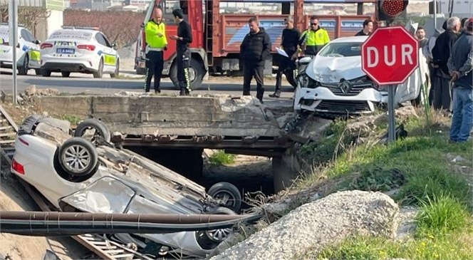 MERSİN'DE KAZA: 1 ÖLÜ, 3 AĞIR YARALI