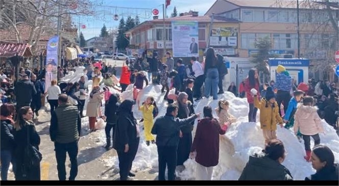 KAR PARTİSİ ÇAMLIYAYLA'YA HAREKET VE BEREKET GETİRDİ