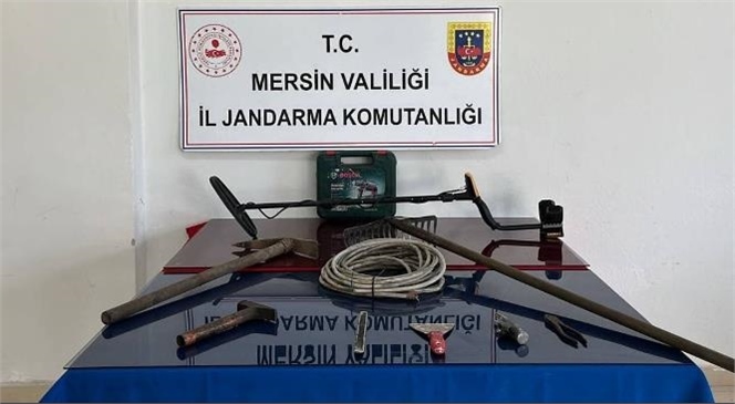 “JANDARMA DEFİNE ARAYAN ŞAHSI YAKALADI”