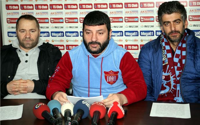 Trabzonspor taraftarlarından TFF'ye tepki