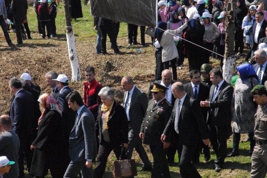 Düzce'de Bereket Ormanına Fidan Dikildi