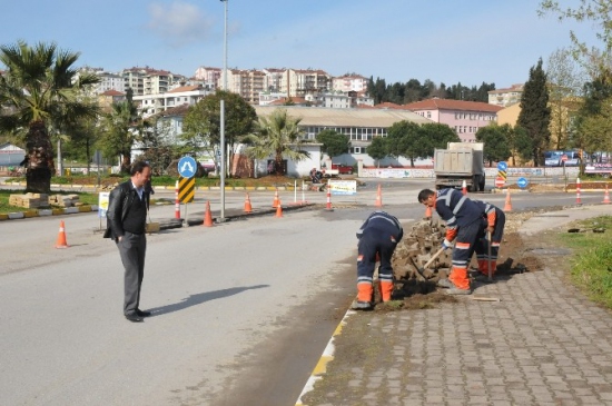 Akçakoca'da Orta Refüj Düzenlemesi