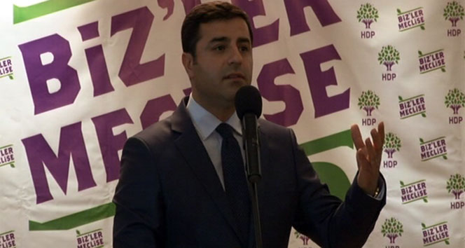 Demirtaş'Savaşa değil seçime gidiyoruz'!