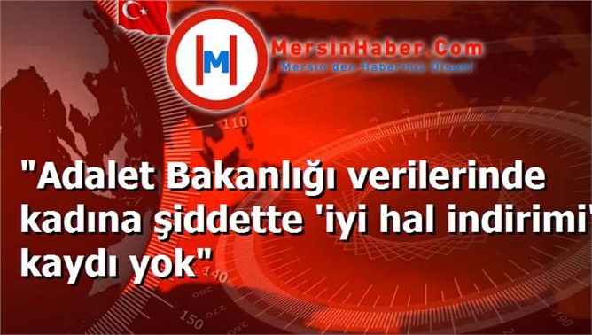 "Adalet Bakanlığı verilerinde kadına şiddette 'iyi hal indirimi' kaydı yok"