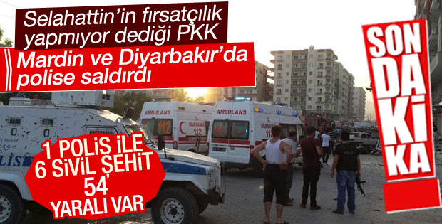 Mardin ve Diyarbakır'da bombalı saldırı