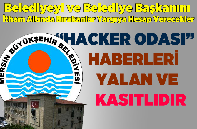 Büyükşehir'den "Hacker" Açıklaması