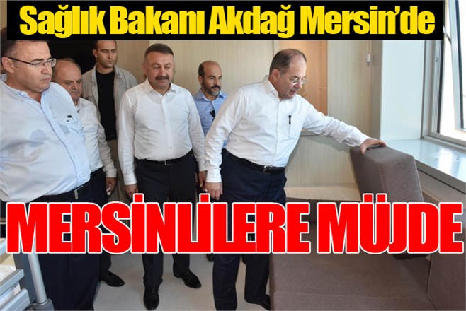 Sağlık Bakanı Recep Akdağ Mersin'de