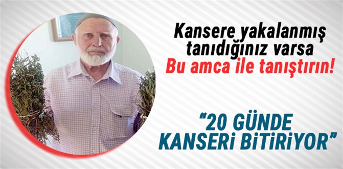 Kansere yakalanmış tanıdığınız varsa bu amca ile tanıştırın!