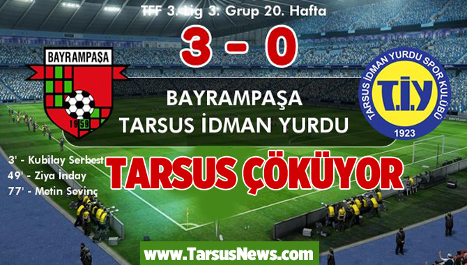 Bayrampaşa 3-Tarsus İdmanyurdu 0