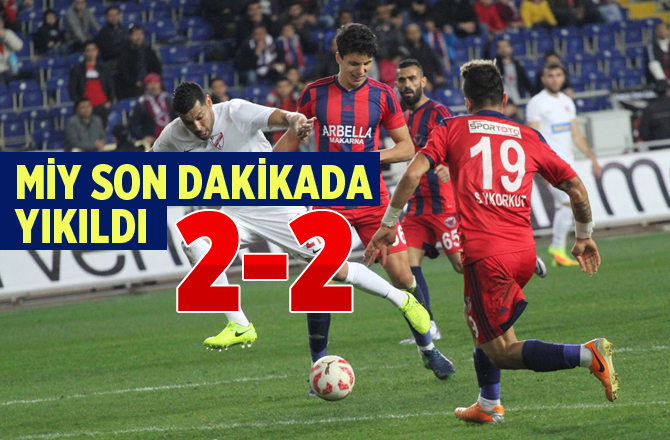 Mersin İdmanyurdu:2 Boluspor:2