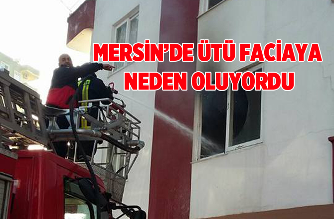 "Fişte Takılı Unutulan Ütü Yangına Neden Oldu"