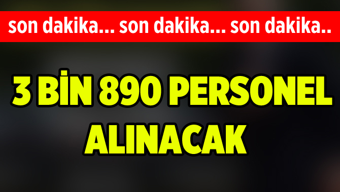 Sağlık Bakanlığı 3 bin 890 personel alacak