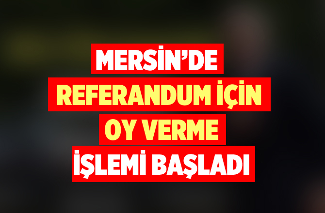 Taşucu Deniz Limanı Gümrük Kapısı'nda Oy Verme İşlemi Başladı