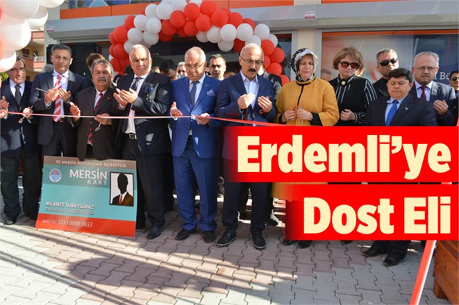 Erdemli'ye Dost Eli Uzandı