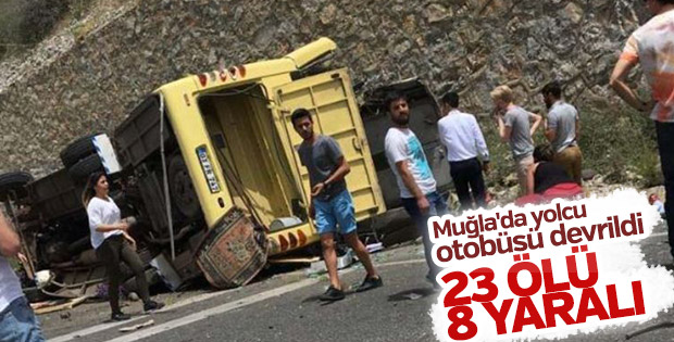 Muğla'da katliam gibi kaza