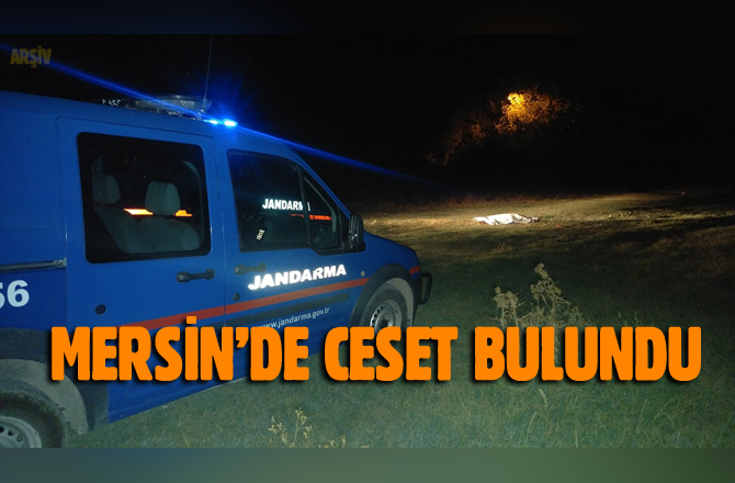 Mersin'de Bir Erkek Cesedi Bulundu