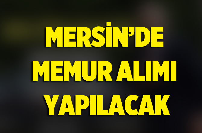 Mersin Bozyazı SYDV Memur Alımı Yapılacak