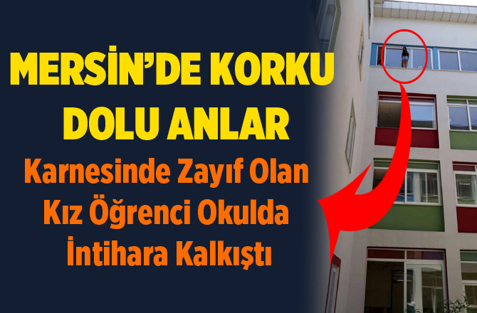 Karnesinde Zayıf Olan Kız Öğrenci Okulda İntihara Kalkıştı