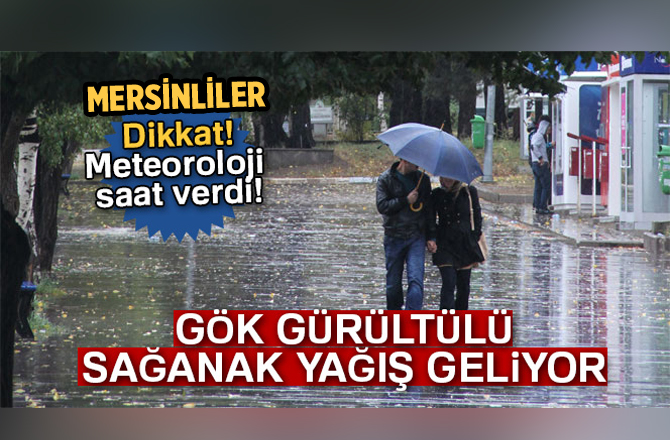 Meteoroloji Uyardı.. Gök Gürültülü Sağanak Yağış Geliyor