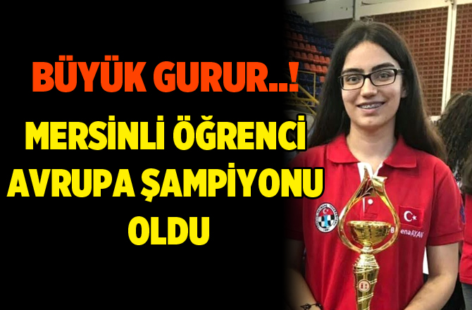 Mersinli Öğrenci Avrupa Satranç Şampiyonu Oldu