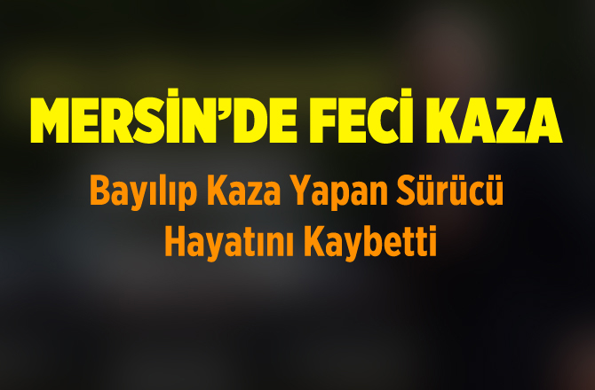 Bayılıp Kaza Yapan Sürücü Hayatını Kaybetti