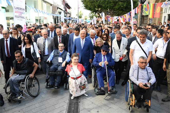 1. Mersin Uluslararası Engelsiz Sanat Festivali Başladı