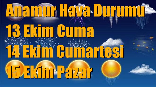 Anamur Hava Durumu; 14 Ekim Cumartesi, 15 Ekim Pazar, 16 Ekim Pazartesi tahminler