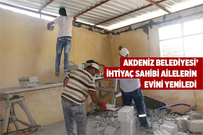 Akdeniz Belediyesinden Yardım Eli