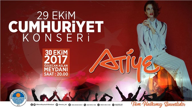 29 Ekim'deki Atiye Mersin Konseri 30 Ekim Pazartesi Akşam 20.00'e Ertelendi