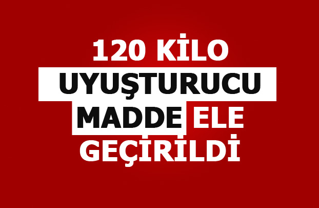 Mersin'de 120 Kilo Uyuşturucu Madde Ele Geçirildi