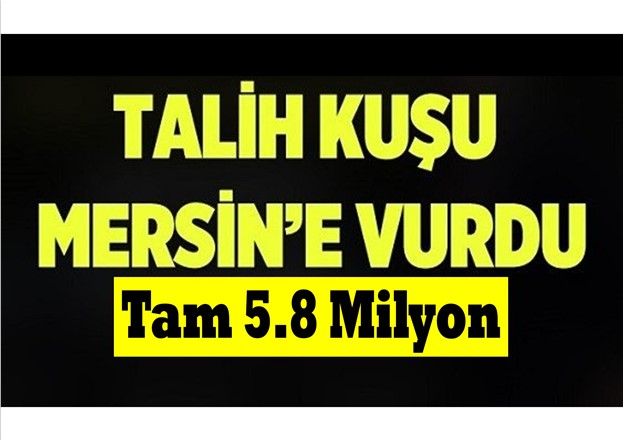 Sayısal Loto Mersin'e Çıktı