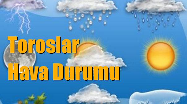 Toroslar Hava Durumu; 10 Ocak Çarşamba, 11 Ocak Perşembe, 12 Ocak Cuma, 13 Ocak Cumartesi tahminler