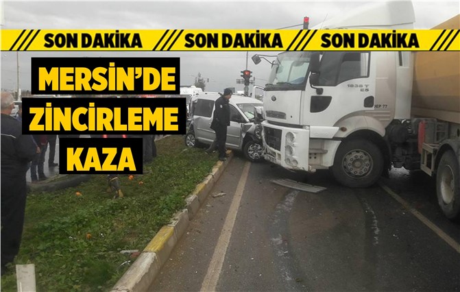 Mersin'de Zincirleme Kaza